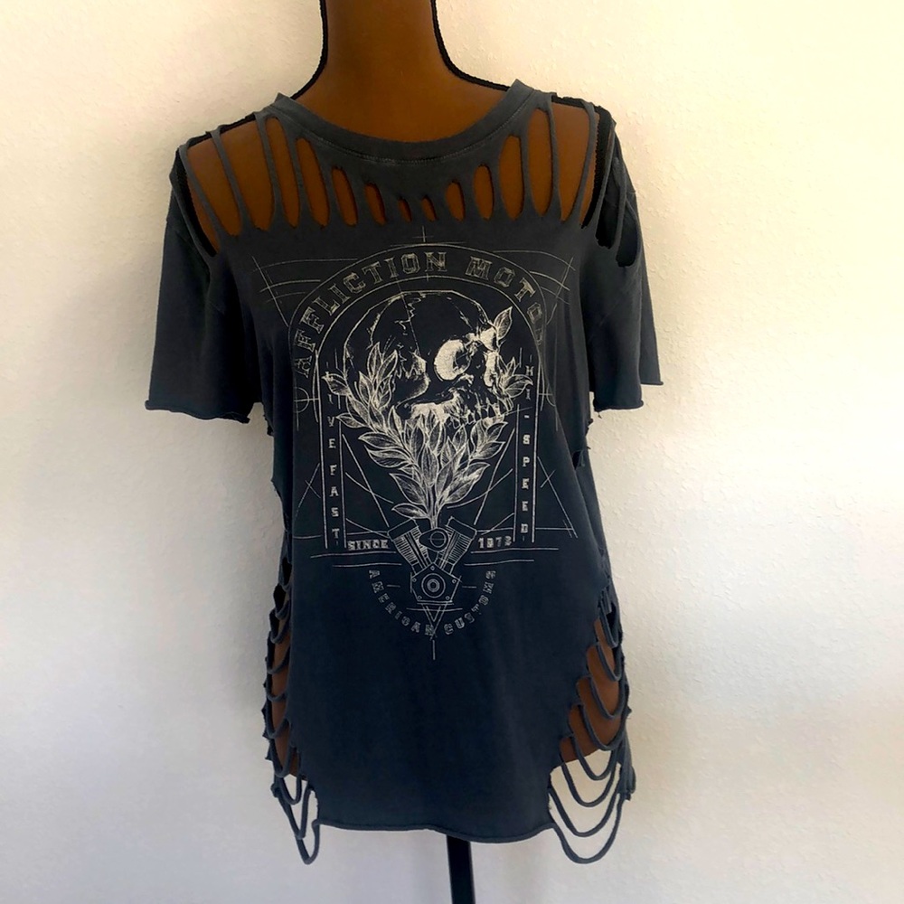 Affliction Women’s Shredded Top